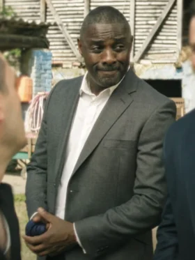 Heads of State 2025 Idris Elba Grey Suit Front