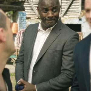 Heads of State 2025 Idris Elba Grey Suit Front