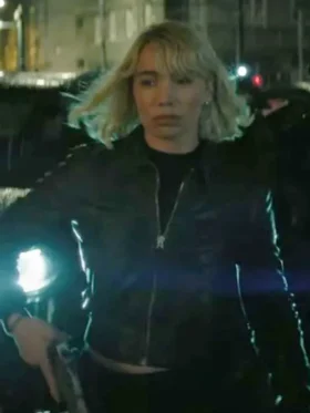 Heads of State 2025 Katrina Durden Black Leather Jacket
