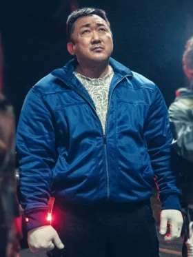 Holy Night Demon Hunters 2025 Ma Dong-seok Blue Jacket Side