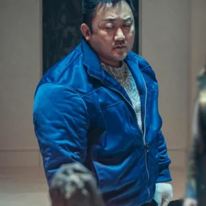 Holy Night Demon Hunters 2025 Ma Dong-seok Blue Jacket Back
