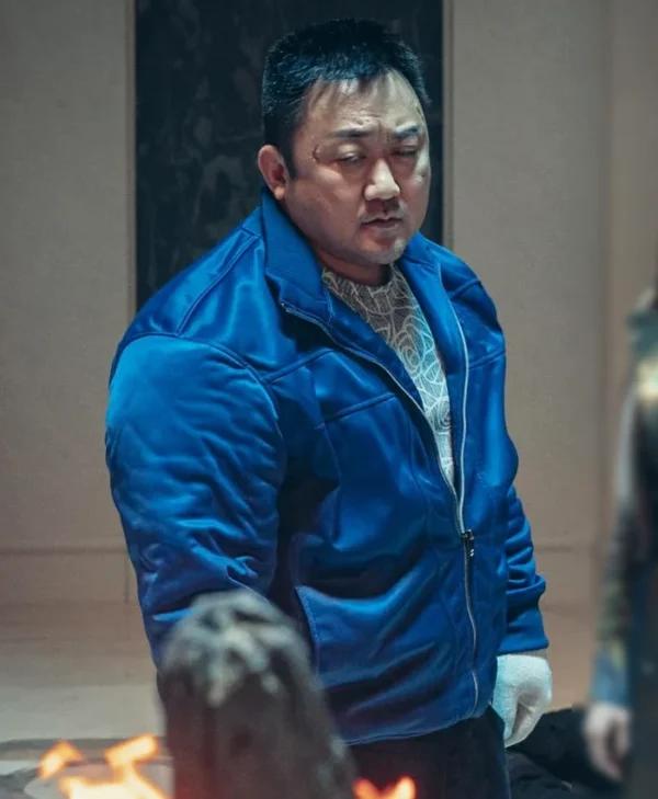 Holy Night Demon Hunters 2025 Ma Dong-seok Blue Jacket Back