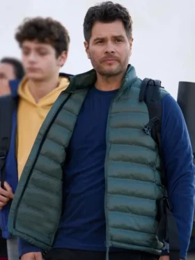 Journey to You 2025 Erik Valdez Green Puffer Vest Front