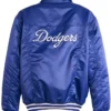 Los Angeles Ralph Dodgers blue Satin jacket Back