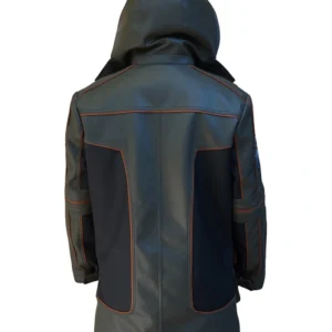 Lost In Space Molly Parker Olive Green Jacket Back