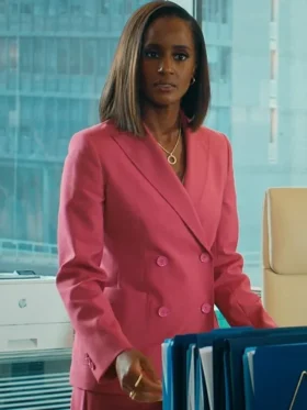 Matlock S01 Skye P. Marshall Pink Blazer Side