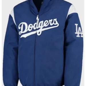 Los Angeles Dodgers blue Polyester jacket