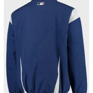 Los Angeles Dodgers blue Polyester jacket Back