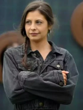 Million Dollar Secret S01 Cara Kies Black Denim Jacket