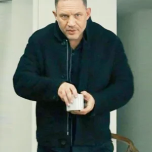 MobLand S01 Tom Hardy Black Wool Jacket