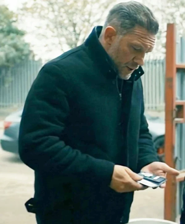 MobLand S01 Tom Hardy Black Wool Jacket Side