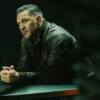 MobLand S01 Tom Hardy Bomber Leather Jacket Front