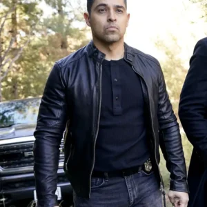 NCIS S22 Wilmer Valderrama Leather Jacket