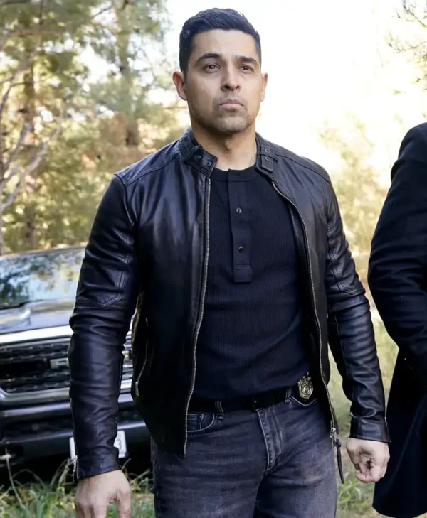 NCIS S22 Wilmer Valderrama Leather Jacket