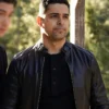 NCIS S22 Wilmer Valderrama Black Leather Jacket