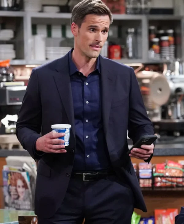 Night Court S03 Andy Ridings Blue Blazer Side