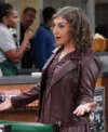 Night Court S03 Mayim Bialik Leather Jacket