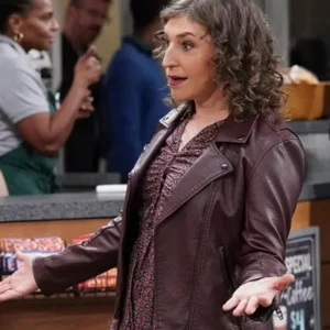 Night Court S03 Mayim Bialik Leather Jacket
