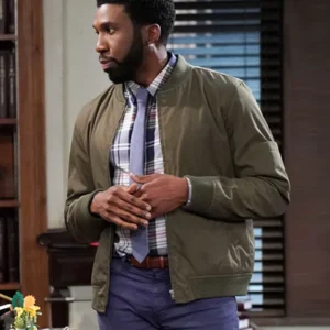 Night Court S03 Nyambi Nyambi Bomber Jacket Side