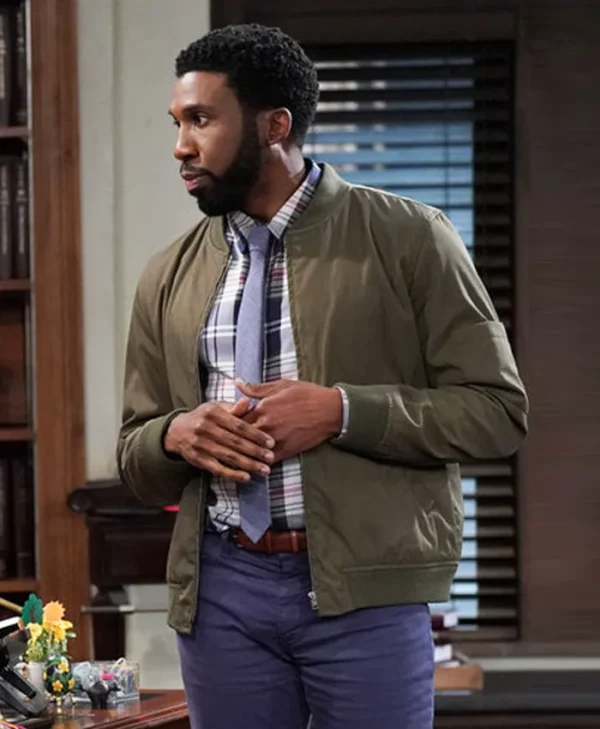 Night Court S03 Nyambi Nyambi Bomber Jacket Side