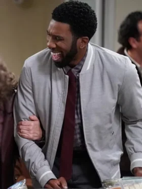 Night Court S03 Nyambi Nyambi Grey Jacket Side