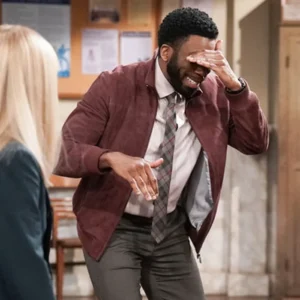 Night Court S03 Nyambi Nyambi Suede Leather Jacket