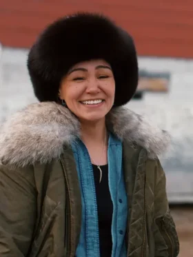 North of North S01 Maika Harper Green Bomber Jacket