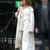 Office Romance Jennifer Lopez Trench Cotton Coat