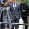 One Battle After Another 2025 Leonardo DiCaprio Grey Suit Back
