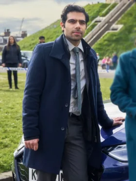 Patience S01 Ali Ariaie Blue Coat Side