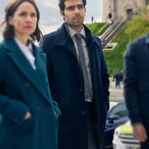 Patience S01 Ali Ariaie Blue Wool Coat