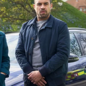 Patience S01 Nathan Welsh Blue Jacket Side