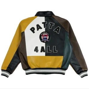 Patta X Avirex Icon Leather Jacket For Sale
