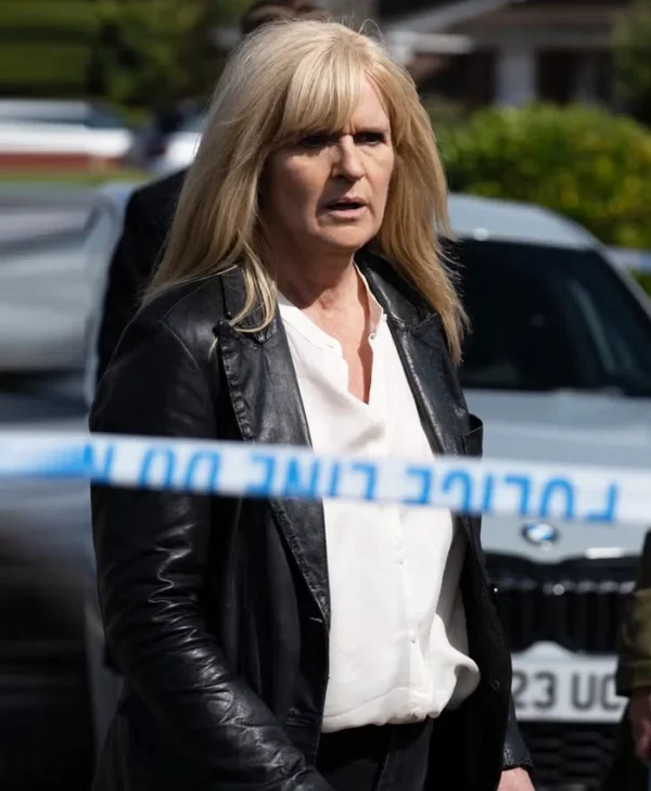 Protection Siobhan Finneran Leather Blazer