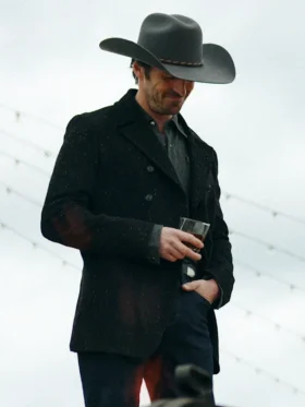 Ransom Canyon S01 Eoin Macken Black Coat