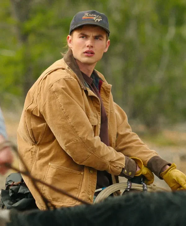 Ransom Canyon S01 Garrett Wareing Brown Cotton Jacket