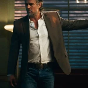 Ransom Canyon S01 Josh Duhamel Brown Blazer Side