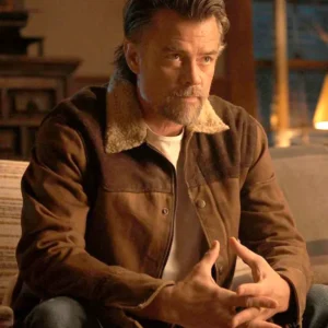 Ransom Canyon S01 Josh Duhamel Brown Suede Jacket Side