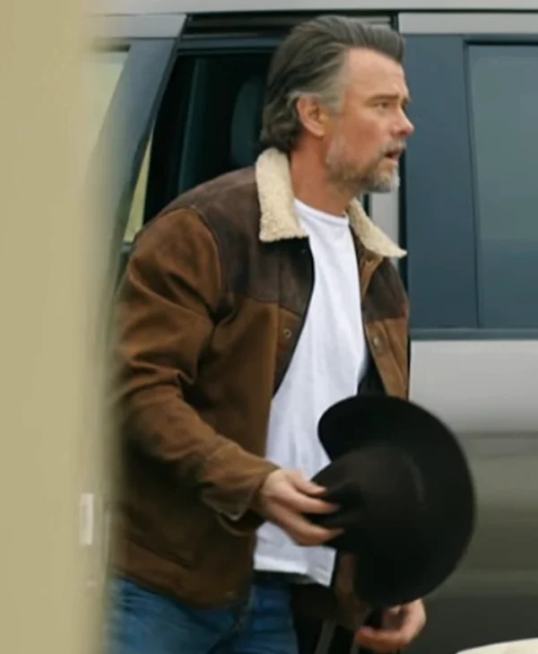 Ransom Canyon S01 Josh Duhamel Brown Suede Jacket