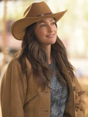 Ransom Canyon S01 Minka Kelly Brown Jacket