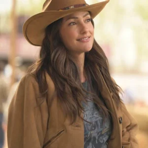 Ransom Canyon S01 Minka Kelly Brown Jacket