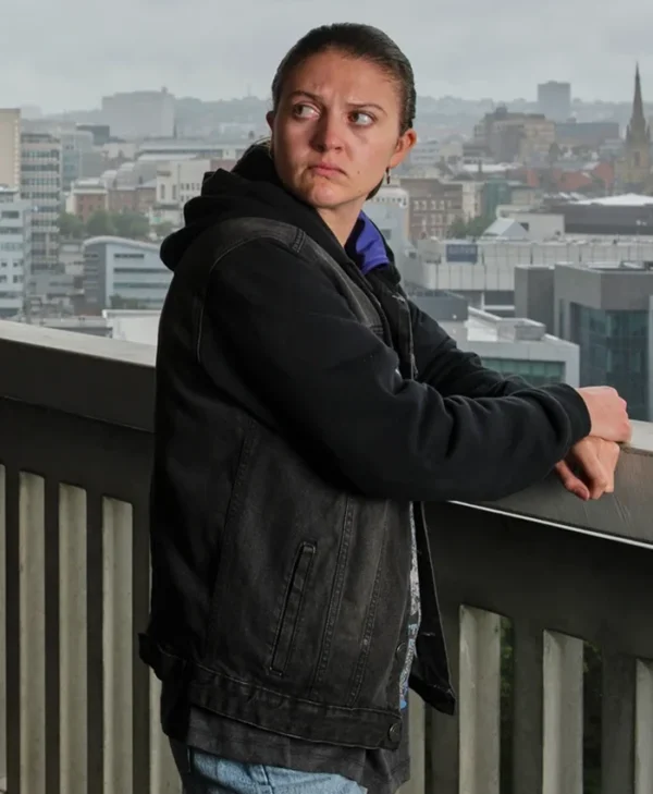 Reunion S01 Lara Peake Black Denim Jacket