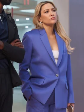 Running Point S01 Kate Hudson Blue Blazer