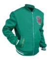 San Diego Padres Green Jacket Side Look