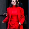 Selena Gomez Rare Beauty Event 2025 Red Blazer Front
