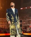 Seth Rollins WWE RAW Golden Peacock Coat right