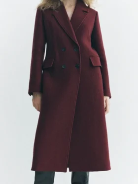 Small Achievable Goals S01 Jennifer Whalen Wool Coat