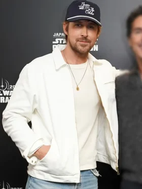 Star Wars Starfighter 2025 Ryan Gosling White Jacket