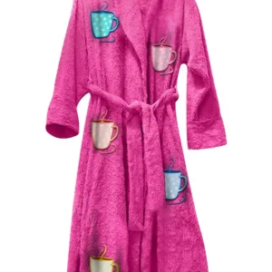 Stegaro Mug Life Dark Pink Bathrobes