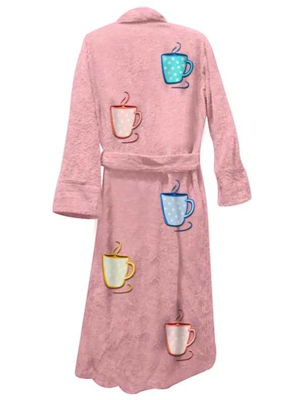 Stegaro Mug Life Pink Bathrobe Backs